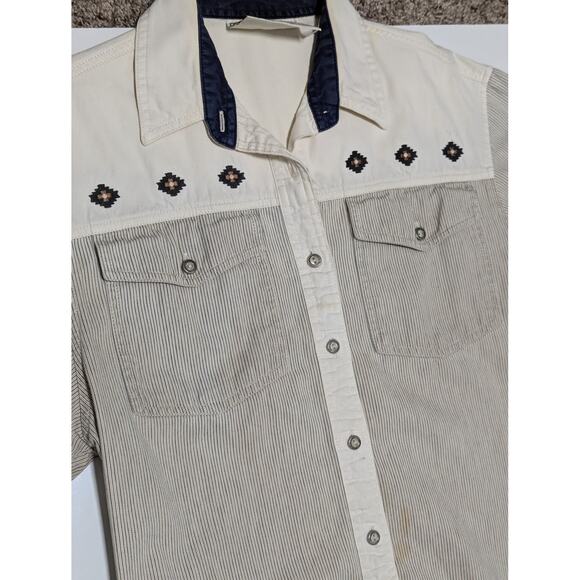 Vintage Wrangler Western Shirt Button Down Womens X-Large Cowgirl Rodeo Cowboy - Picture 4 of 6